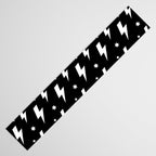 Lightning Bolt Pattern (white/black) Table Runner Gallery Image 3