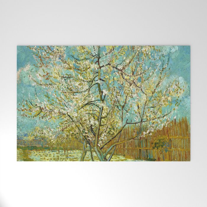 Vincent van Gogh "The pink peach tree" Welcome Mat Gallery Image 1