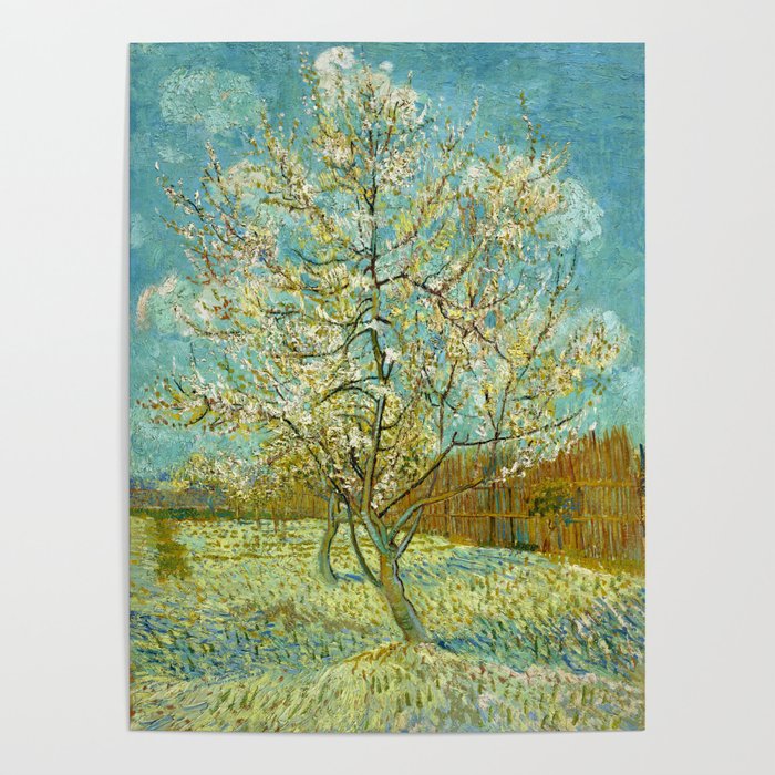 Vincent van Gogh "The pink peach tree" Poster Gallery Image 4