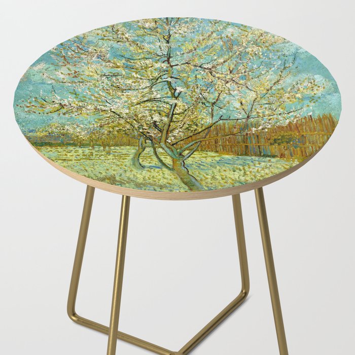 Vincent van Gogh "The pink peach tree" Side Table Gallery Image 2