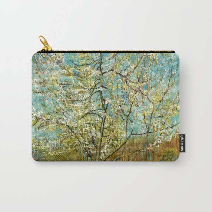 Vincent van Gogh "The pink peach tree" Carry All Pouch Gallery Image 1