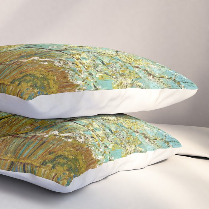 Vincent van Gogh "The pink peach tree" Pillow Sham Gallery Image 3