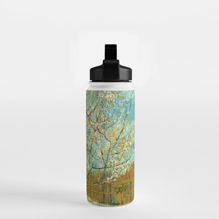 Vincent van Gogh "The pink peach tree" Water Bottle Gallery Image 2