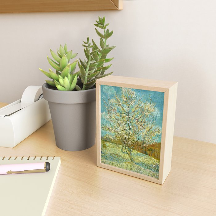 Vincent van Gogh "The pink peach tree" Mini Art Print Gallery Image 2