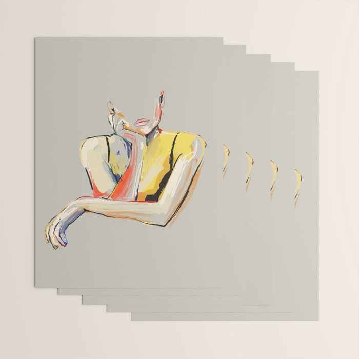 Minimal Abstract Woman 3 Wrapping Paper Gallery Image 3