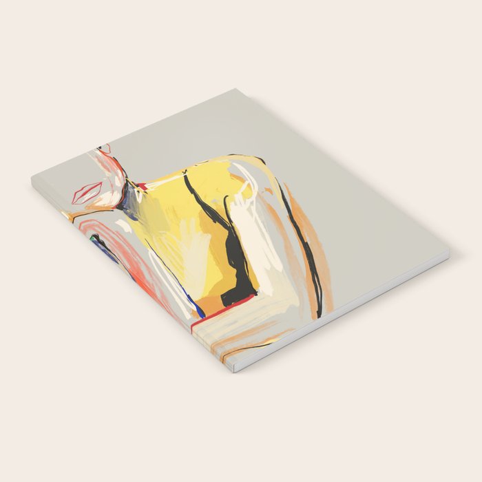 Minimal Abstract Woman 3 Notebook Gallery Image 2