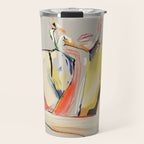 Minimal Abstract Woman 3 Travel Mug Gallery Image 1