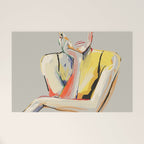 Minimal Abstract Woman 3 Welcome Mat Gallery Image 1