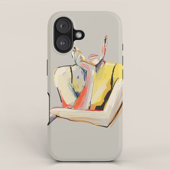 Minimal Abstract Woman 3 iPhone Case Gallery Image 1
