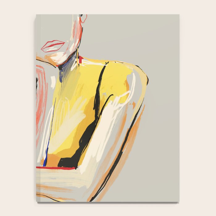 Minimal Abstract Woman 3 Notebook Gallery Image 4