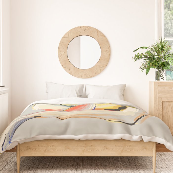 Minimal Abstract Woman 3 Duvet Cover Gallery Image 3