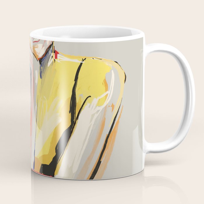 Minimal Abstract Woman 3 Coffee Mug Gallery Image 1