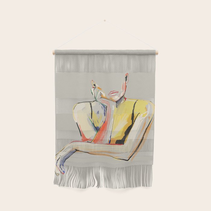 Minimal Abstract Woman 3 Wall Hanging Gallery Image 1