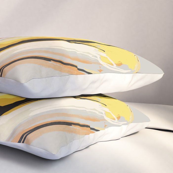 Minimal Abstract Woman 3 Pillow Sham Gallery Image 3