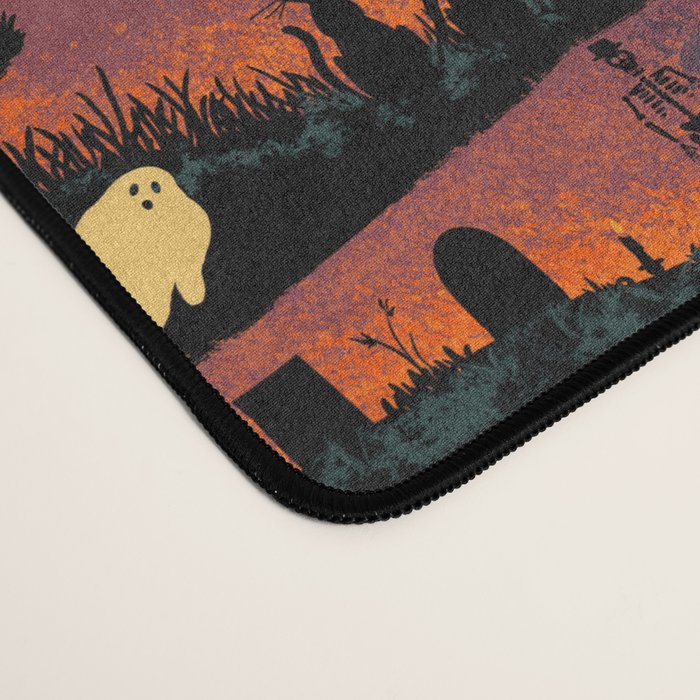 Halloween Night - Bonfire Glow Desk Mat Gallery Image 4
