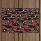 Halloween Night - Bonfire Glow Outdoor Rug Gallery Image 1
