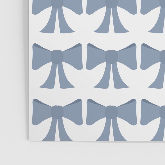 Vintage Bows VII Neutral Blue Poster Gallery Image 3