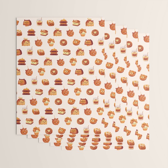 Salted caramel bear Wrapping Paper Gallery Image 3