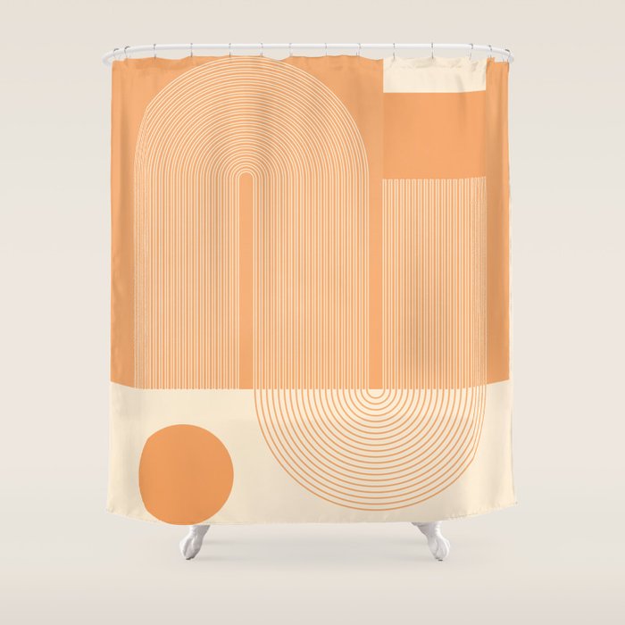 Abstract Shapes 7 Shower Curtain Gallery Image 1