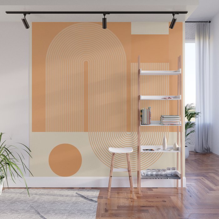 Abstract Shapes 7 Wall Mural Gallery Image 1