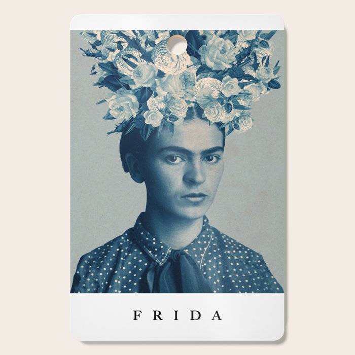 for Frida ~ with border Cutting Board Gallery Image 1