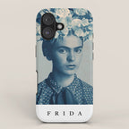 for Frida ~ with border iPhone Case Gallery Image 1