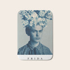 for Frida ~ with border Bath Mat Gallery Image 1