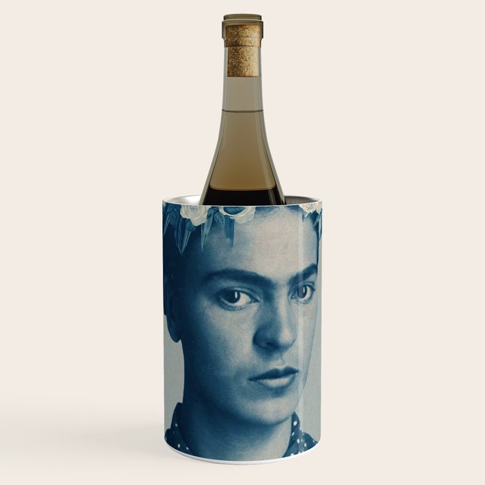 for Frida ~ with border Wine Chiller Gallery Image 1