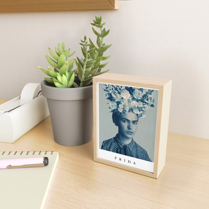 for Frida ~ with border Mini Art Print Gallery Image 2