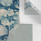for Frida ~ with border Wall Tapestry Gallery Image 3