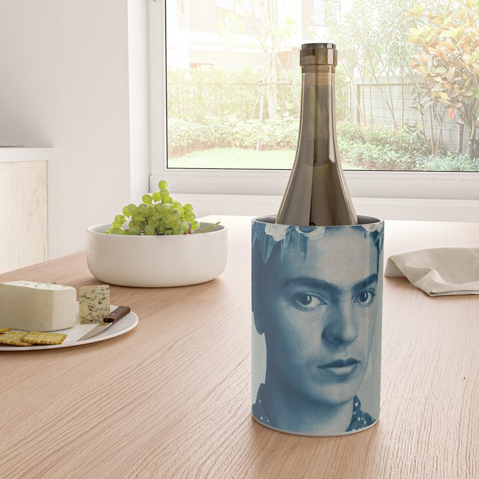 for Frida ~ with border Wine Chiller Gallery Image 4