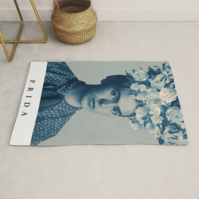 for Frida ~ with border Rug Gallery Image 1