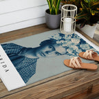 for Frida ~ with border Outdoor Rug Gallery Image 2