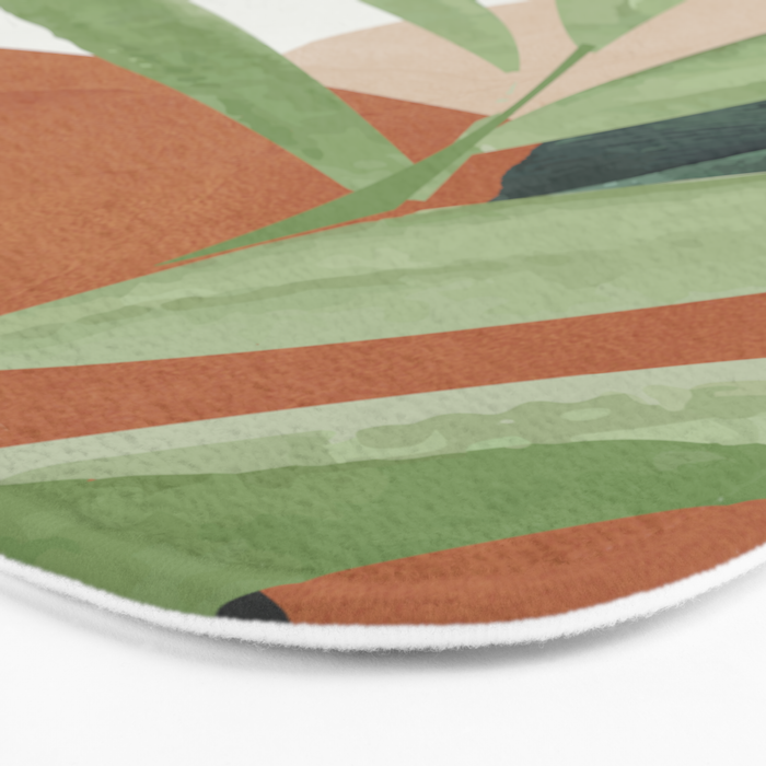 Tropical Leaves 7 Bath Mat Gallery Image 3