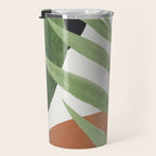 Tropical Leaves 7 Travel Mug Gallery Image 3