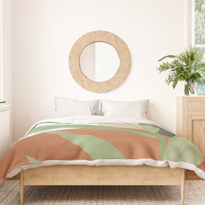 Tropical Leaves 7 Duvet Cover Gallery Image 3