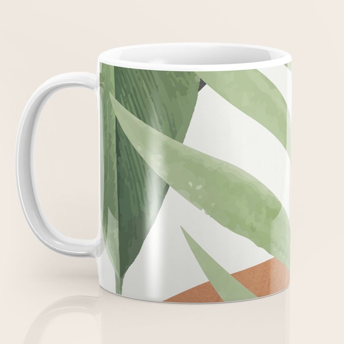 Tropical Leaves 7 Coffee Mug Gallery Image 3