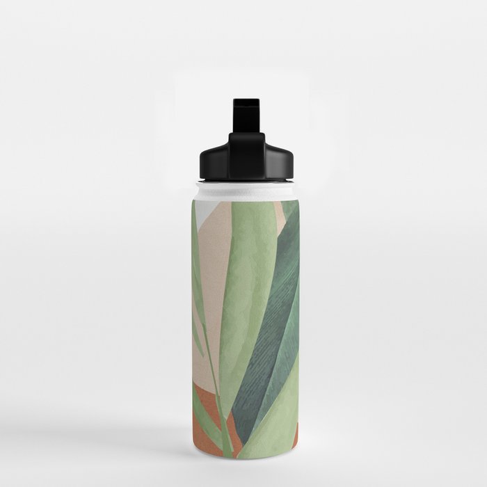 Tropical Leaves 7 Water Bottle Gallery Image 2