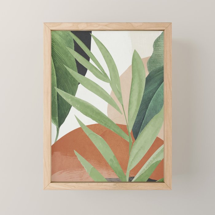 Tropical Leaves 7 Mini Art Print Gallery Image 1
