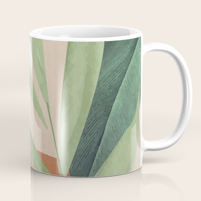Tropical Leaves 7 Coffee Mug Gallery Image 1