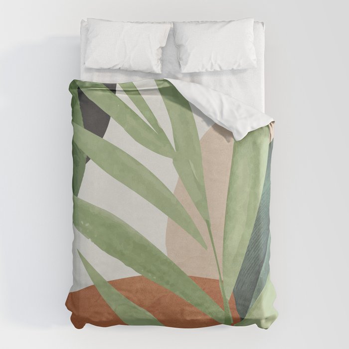 Tropical Leaves 7 Duvet Cover Gallery Image 1