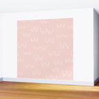 Self Love Boobs Pattern on peach Wall Mural Gallery Image 2
