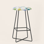 Mid-century Modern Chairs with Beagle Dogs Stool Gallery Image 1