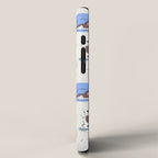 Mid-century Modern Chairs with Beagle Dogs iPhone Case Gallery Image 2