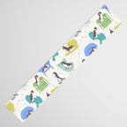 Mid-century Modern Chairs with Beagle Dogs Table Runner Gallery Image 3