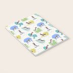 Mid-century Modern Chairs with Beagle Dogs Notebook Gallery Image 3