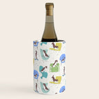 Mid-century Modern Chairs with Beagle Dogs Wine Chiller Gallery Image 2