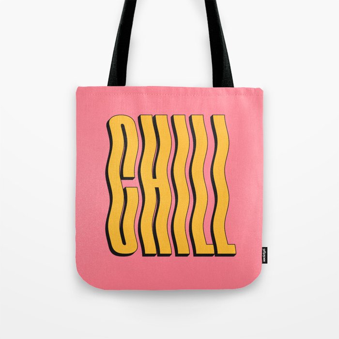 Chill: Wavy Summer Edition Tote Bag Gallery Image 1