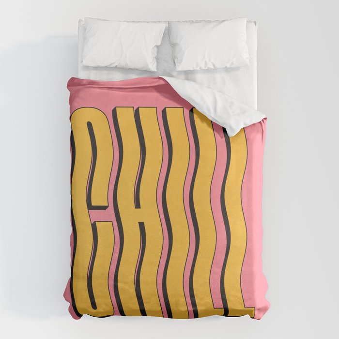 Chill: Wavy Summer Edition Duvet Cover Gallery Image 1