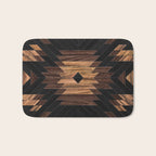 Urban Tribal Pattern No.7 - Aztec - Wood Bath Mat Gallery Image 1